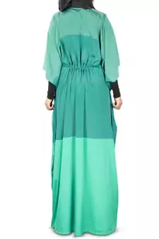 MyBatua Raha Green Kaftan