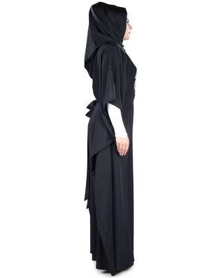 MyBatua Aimen Black Kaftan 3