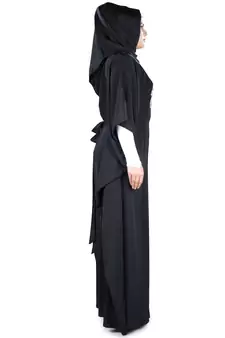 MyBatua Aimen Black Kaftan