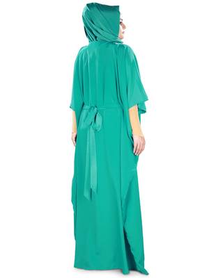 MyBatua Ayana Bottle Green Kaftan 3