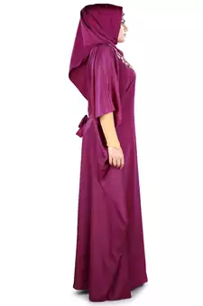 MyBatua Aarifah Wine Kaftan