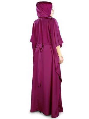 MyBatua Aarifah Wine Kaftan 4