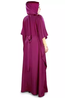 MyBatua Aarifah Wine Kaftan