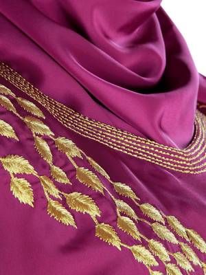 MyBatua Aarifah Wine Kaftan 5