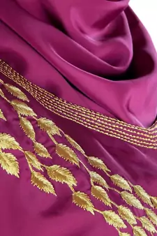 MyBatua Aarifah Wine Kaftan