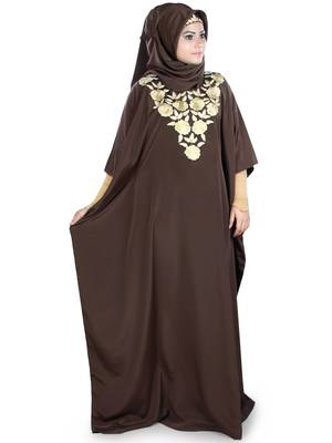 MyBatua Naeema Brown Kaftan 2