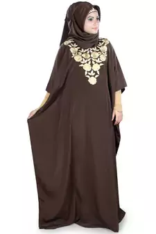 MyBatua Naeema Brown Kaftan