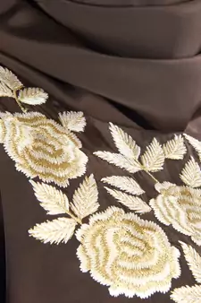 MyBatua Naeema Brown Kaftan