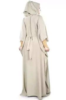 MyBatua Tazmeen Warm Grey Kaftan