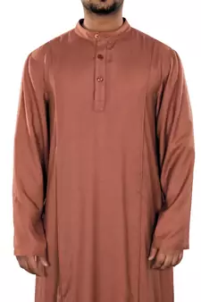 Red Plain Rayon Galabiyyas