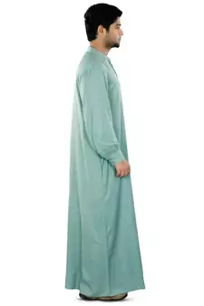 Blue Plain Rayon Galabiyyas