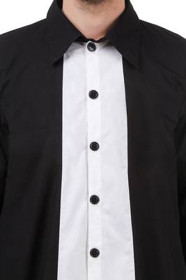 Black Plain Cotton Galabiyyas 4