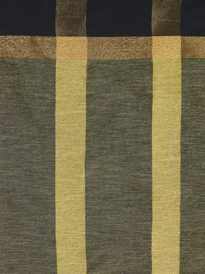 Yellow Woven Linen Saree With Blouse 5