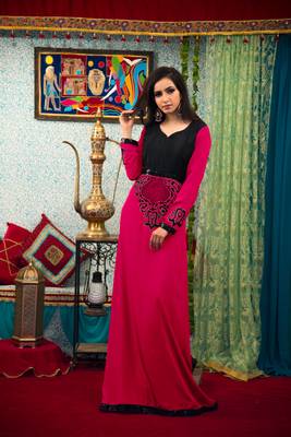 Pink Color Evening Party Dresses 1