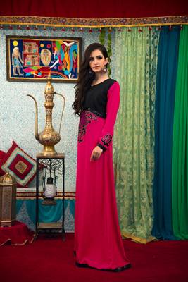 Pink Color Evening Party Dresses 4
