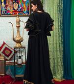 Black Color Abaya Maxi Dress