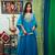Dark Sea Green Color Modest Maxi Dress Muslim Wedding Dress Kaftan