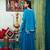 Dark Sea Green Color Modest Maxi Dress Muslim Wedding Dress Kaftan
