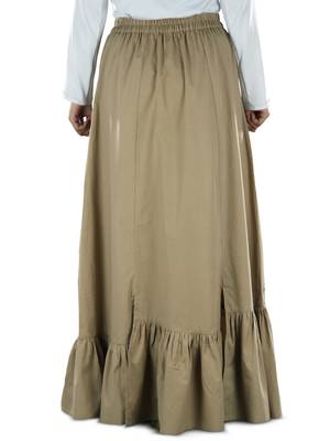 Multicolor Plain Rayon Islamic Skirts 3