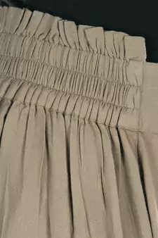 Khaki Plain Rayon Islamic Skirts