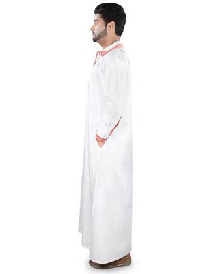 White Plain Cotton Galabiyyas 3