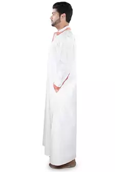 White Plain Cotton Galabiyyas