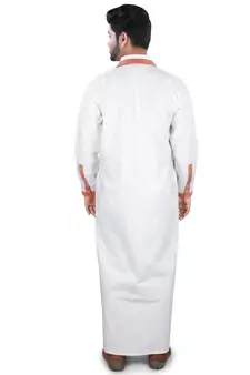 White Plain Cotton Galabiyyas