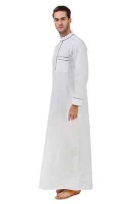 White Plain Cotton Galabiyyas 3