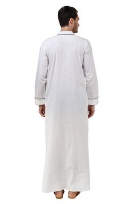 White Plain Cotton Galabiyyas 4