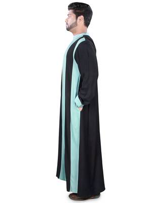 Blue Plain Rayon Galabiyyas 3
