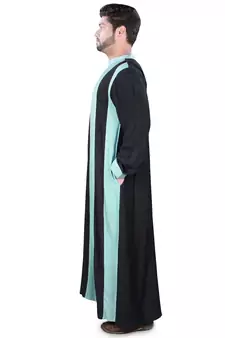 Blue Plain Rayon Galabiyyas
