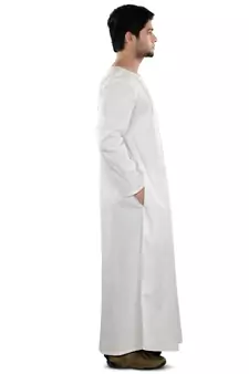 White Plain Cotton Galabiyyas