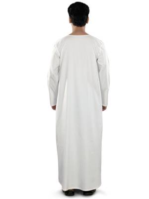 White Plain Cotton Galabiyyas 3