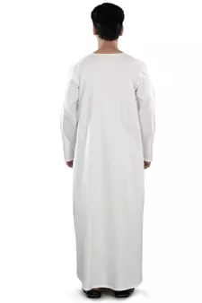 White Plain Cotton Galabiyyas