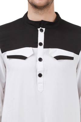 White Plain Rayon Galabiyyas 4