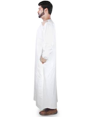 White Plain Cotton Galabiyyas 2