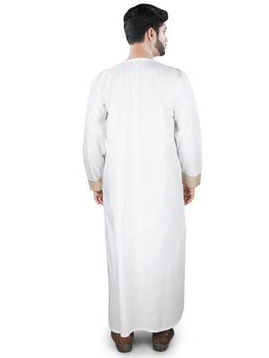 White Plain Cotton Galabiyyas 3