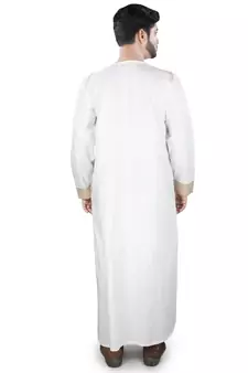 White Plain Cotton Galabiyyas