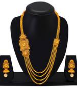 Gold crystal necklaces