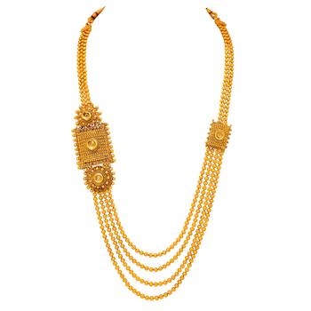 Gold crystal necklaces 3