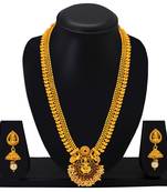 Gold crystal necklaces