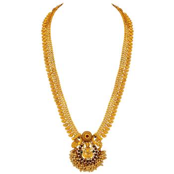 Gold crystal necklaces 3