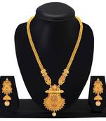 Gold crystal necklaces