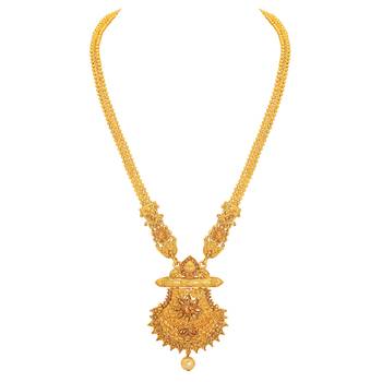 Gold crystal necklaces 3