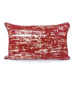 Cotton Dark Grey Rectangular Cushion Cover- Set of 1 (30 x 50 cm)