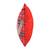 Cotton & Polyster Red Rectangular Cushion Cover- Set of 1 (30 x 50 cm)