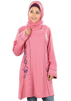 MyBatua Hazirah Pink Tunic 1