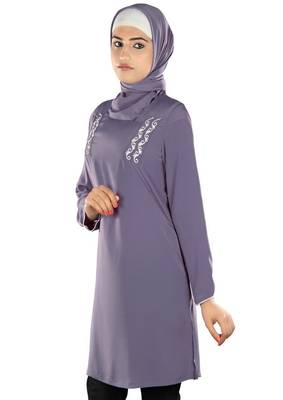 MyBatua Suhaylah Purple Tunic 1