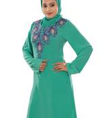 MyBatua Reham Green Embroidered Tunic