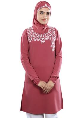 MyBatua Lubna Rose Pink Tunic 1